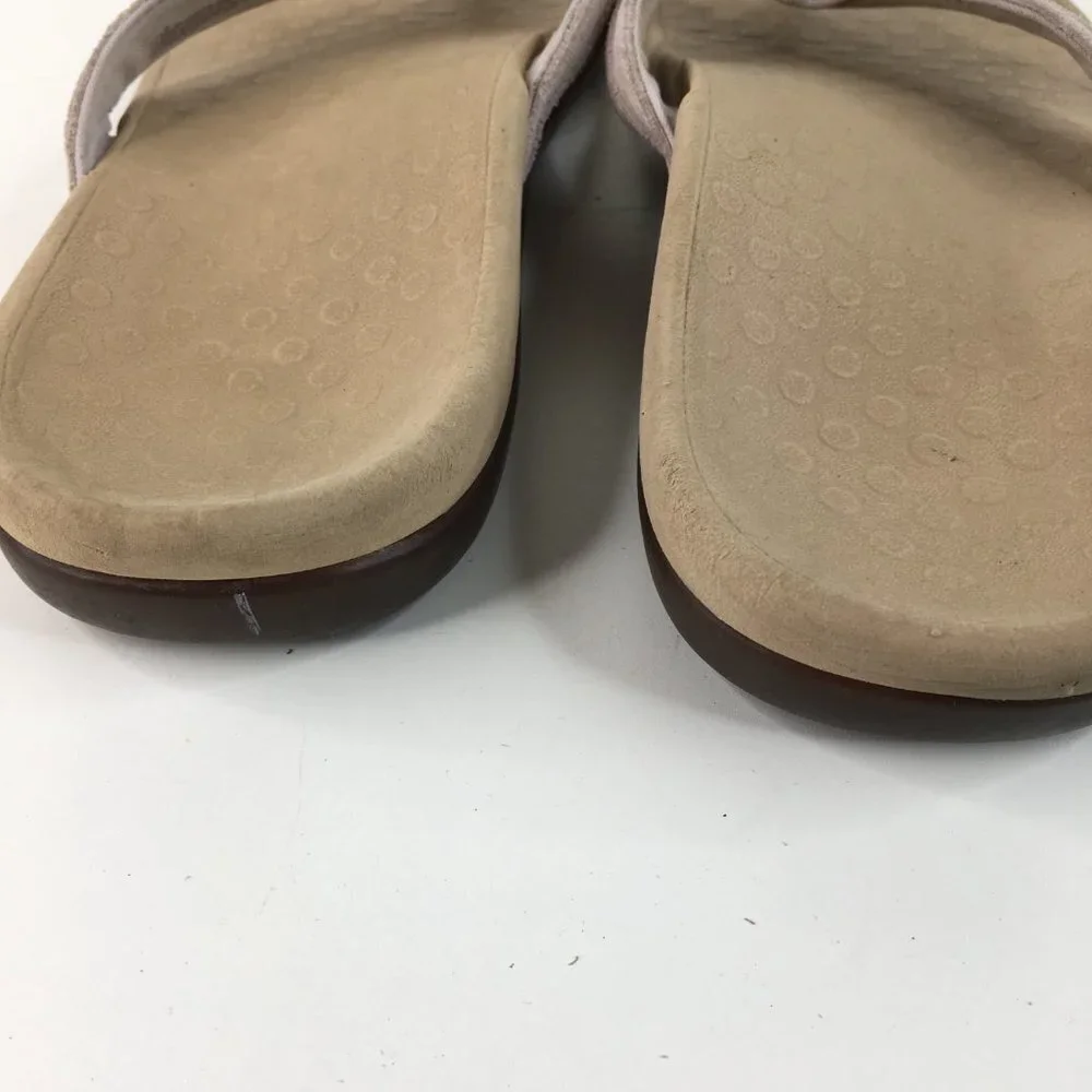 Vionic Tide Aloe Flip Flop Pink Lavender Sandals Size 10